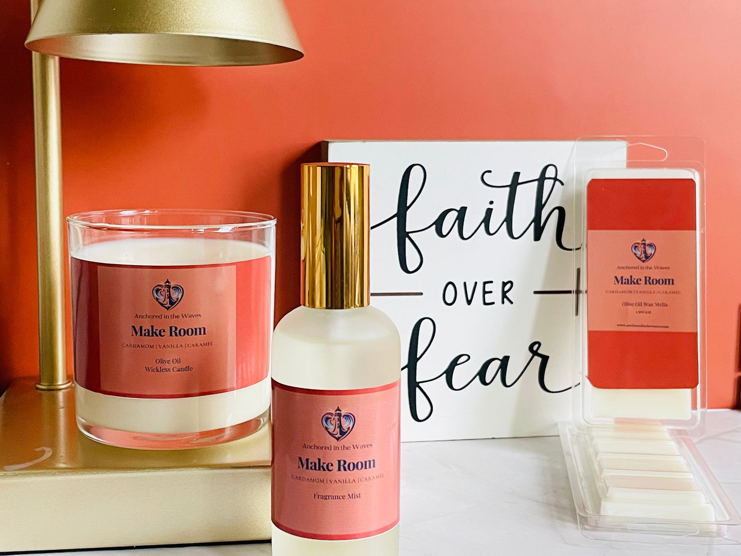 Steady in the Waves Trio Bundle - (Candle + Room Spray + Wax Melts)