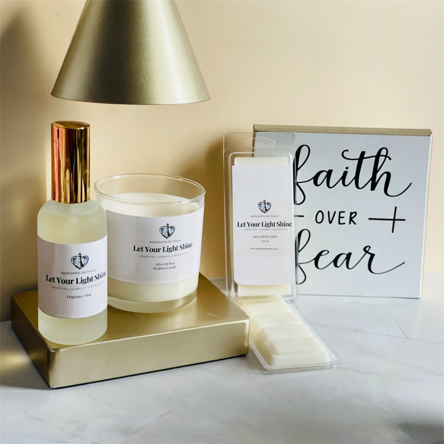 Steady in the Waves Trio Bundle - (Candle + Room Spray + Wax Melts)