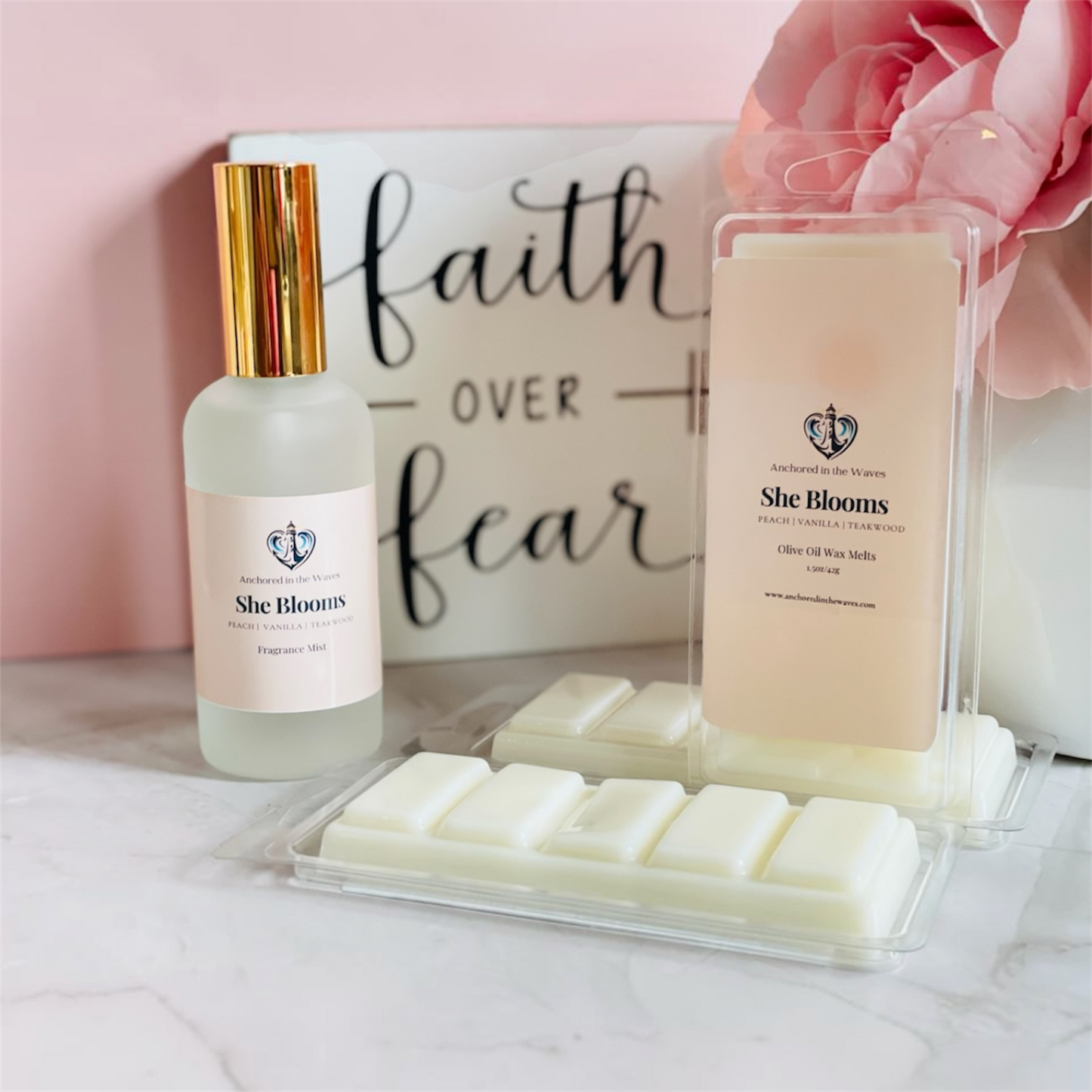 Steady in the Waves - Wax Melts + Fragrance Mist Bundle