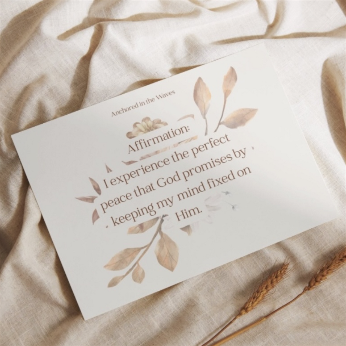 Anchored in His Presence | 31 Digital Scripture & Affirmation Cards