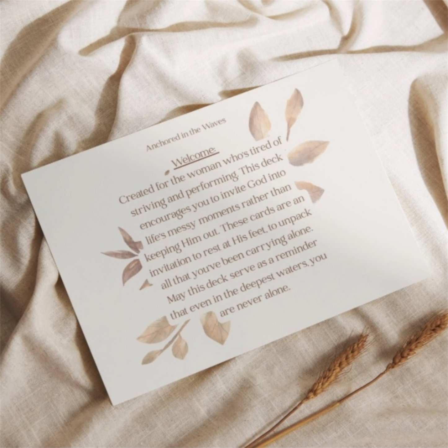Anchored in His Presence | 31 Digital Scripture & Affirmation Cards