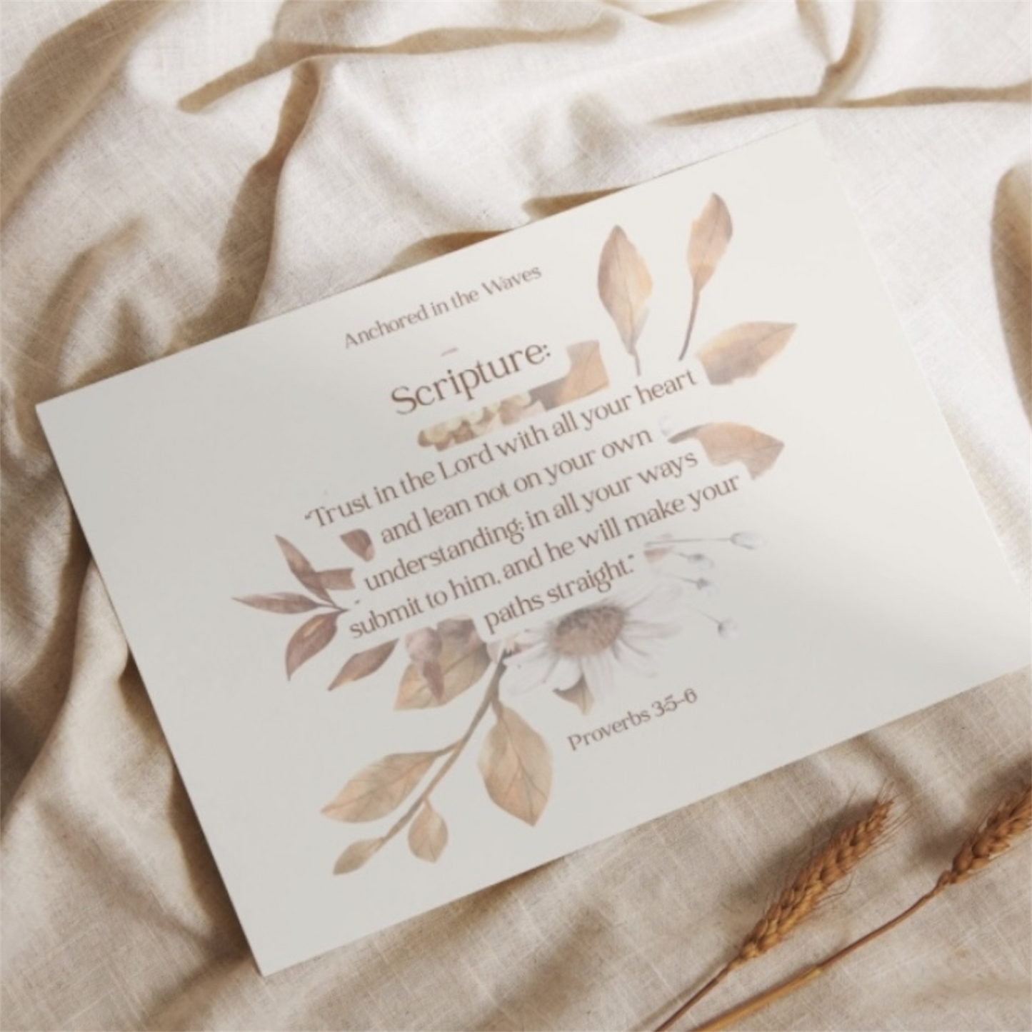 Anchored in His Presence | 31 Digital Scripture & Affirmation Cards