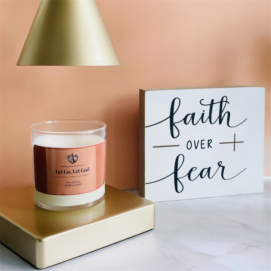 Let Go, Let God Wickless Candle | 8oz